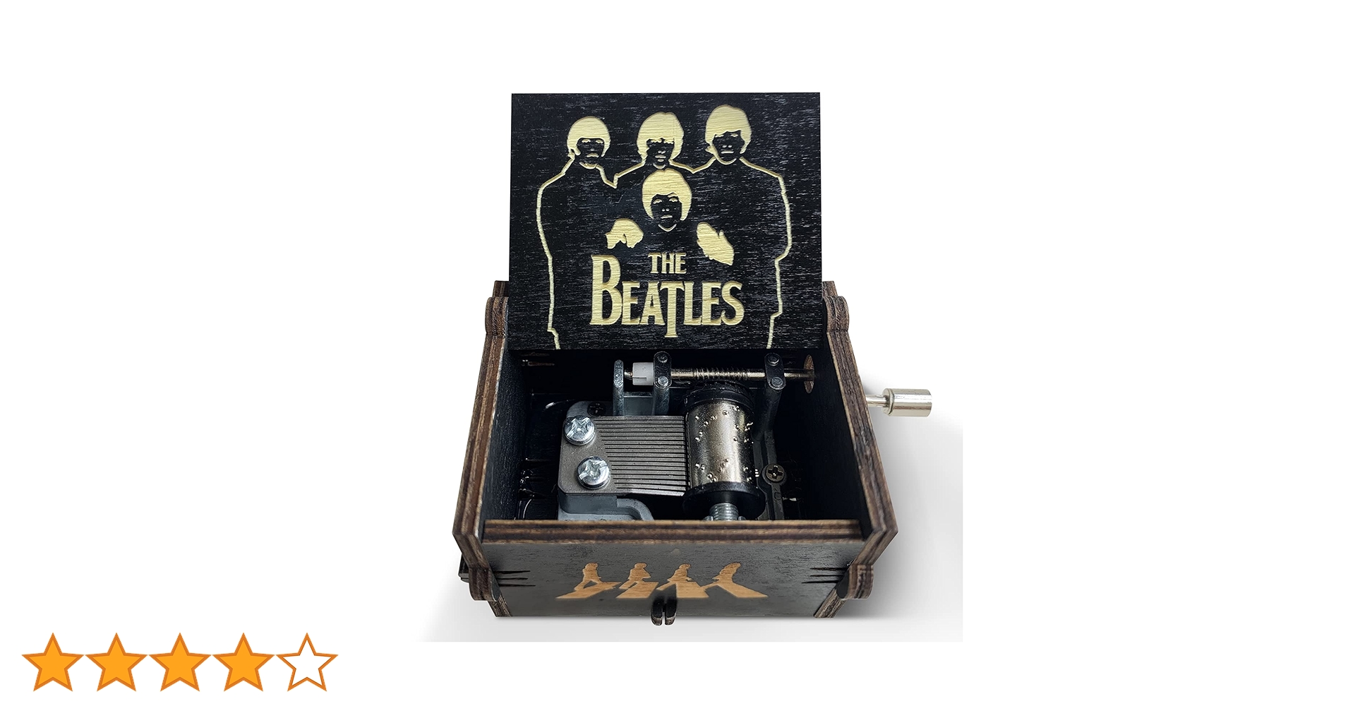 Amazon.co.jp: veratwo The Beatles Gifts-手回し彫刻ヴィンテージ木製